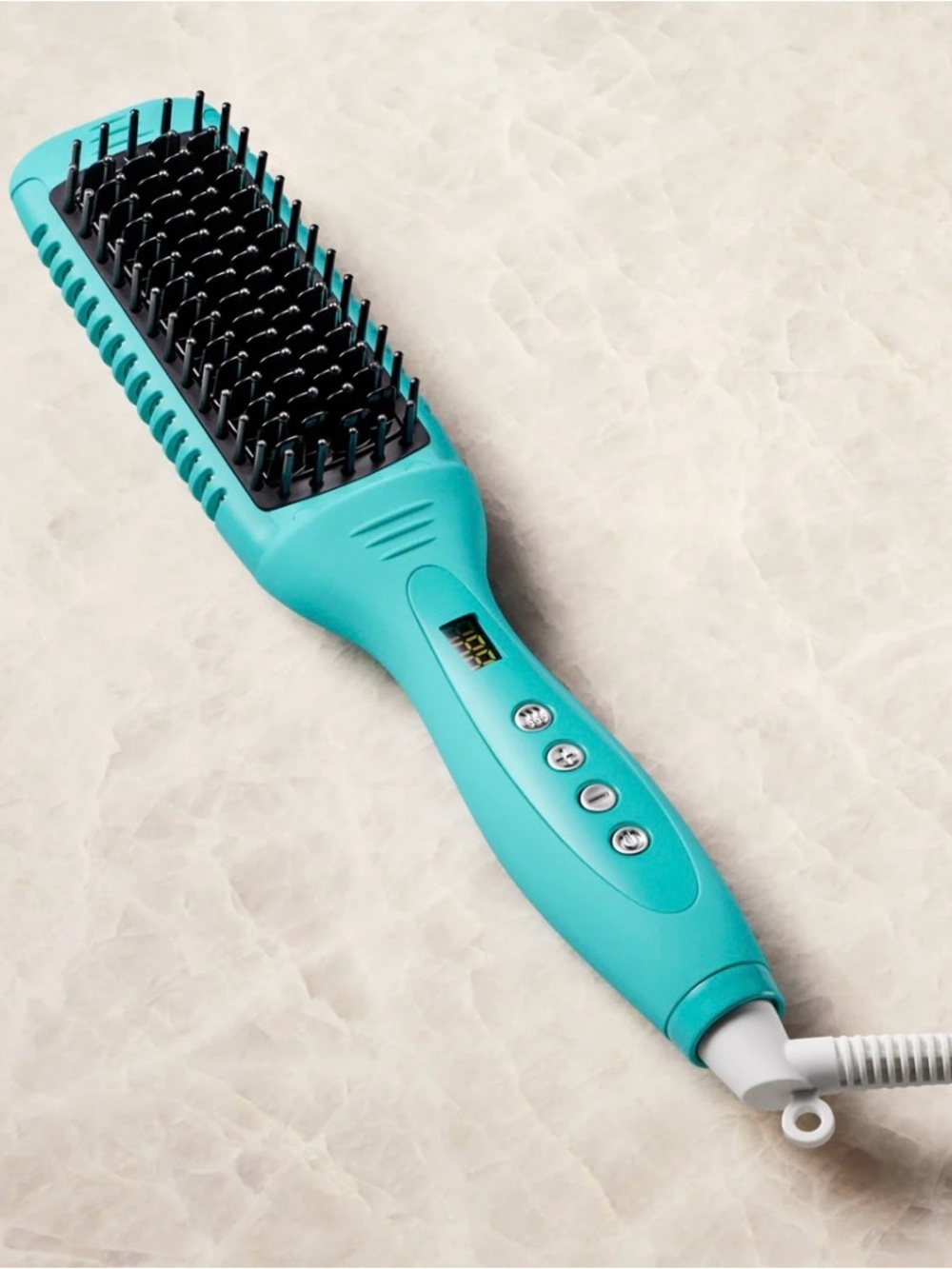 Moroccanoil Teal Heated Hair Straightening Brush
